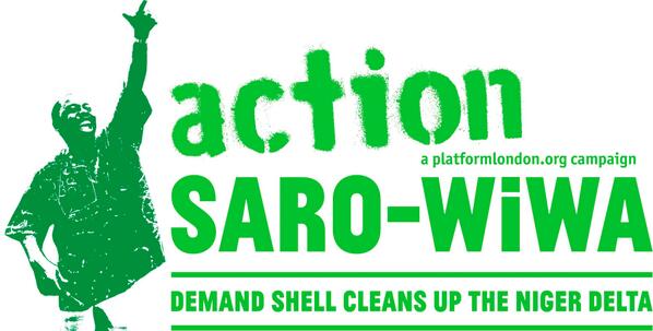 PlatformLondon's tweet photo. @naomiaklein #Shell’s ‘polluted promises’ in #Nigeria means that it’s time for #ActionSaroWiwa http://t.co/yjfrciUkj6 http://t.co/ctcY07foHy