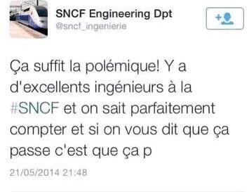BertrandDuc's tweet photo. #1300quais à raboter : naissance d'un compte parodique @sncf_ingenierie avec des 1ers tweets à couper le sifflet. http://t.co/2uoq6pbolj