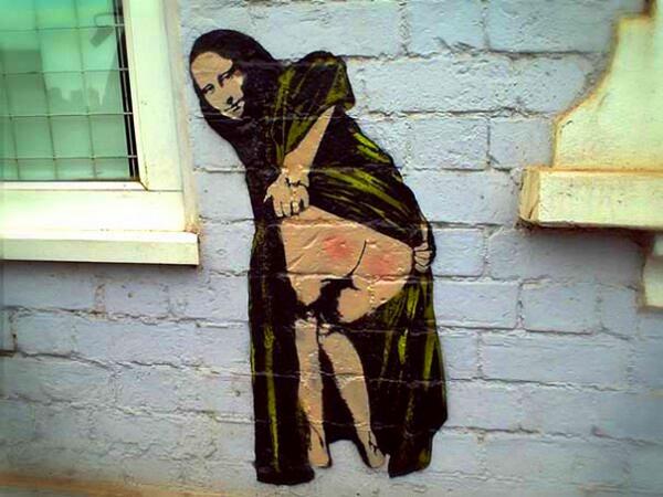 gemajhasama's tweet photo. .Banksy. http://t.co/2ui6vfrWDn