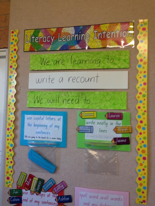 LaurenPetroni's tweet photo. Good example of communicating learning intentions, thanks for sharing @Shanae_Acu  MT #ACUedu_452 http://t.co/LIqKxe9igC”