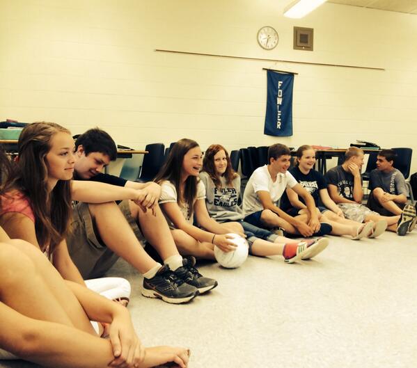 iCoreyWarren's tweet image. Volleyball dreams at FHS! #OKprogram week4