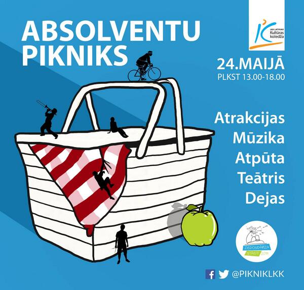 PIKNIKLKK's tweet photo. LKK absolvent vai esošais student! Pikniks Ziedoņdārzā jau ir pavisam drīz! Tev tur ir jābūt! http://t.co/AF1lryiNwY