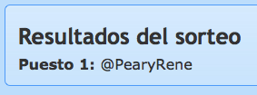 cclosfresnos's tweet photo. Y el ganador es... @PearyRene ¡Enhorabuena! http://t.co/4Z7zamrvBL
