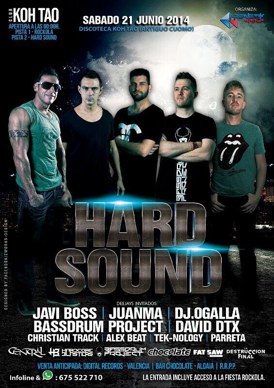 El sábado 21 de junio tienes una cita en <a href="/KohTaoClub/">Koh Tao Club</a> Valencia con el mejor sonido HARD SOUND