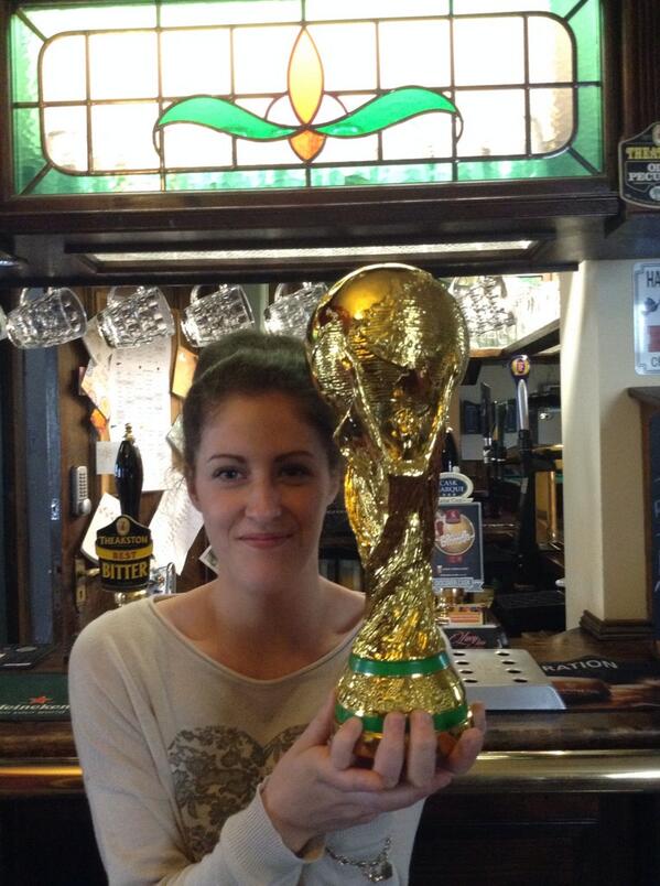 thehamersarms's tweet photo. It's gotta be won, pick your World Cup prediction form up at the Hamers. You've gotta be In it, to win it!! http://t.co/91KZtHuE2d