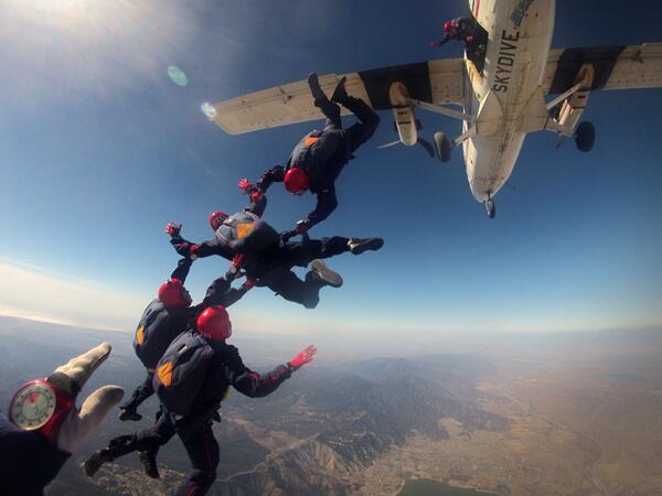 The Royal Air Force Falcons are displaying at the Llandudno Air Show this Saturday. llandudno-air-show.org.uk