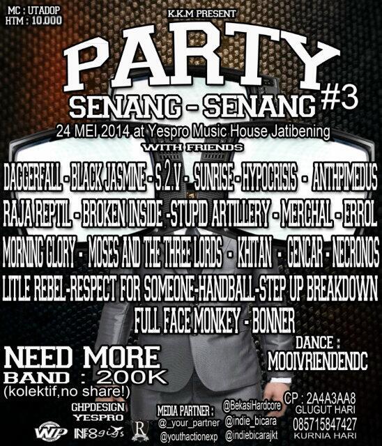 Anthpimedus's tweet photo. ugal"an yuk . 24 mei besok di yes pro jatibening . ada @S2Vamily @HYPOCRISISdeath dll .. hail \m/ http://t.co/xRiCXmckBP
