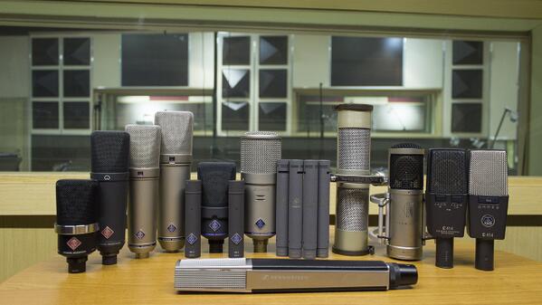 DoliMediaStudio's tweet photo. A few of the microphones at the music studio. Do you have a favorite of the bunch? #Microphoneheaven #DoliMediaStudio http://t.co/JrcsKg6oPI