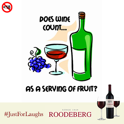Roodebergwine's tweet photo. We think it does! #JustForLaughs http://t.co/etGy1NPnZE
