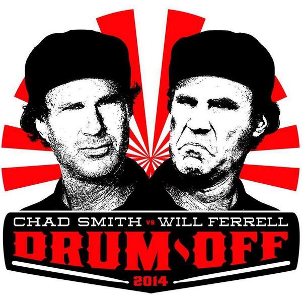 RHCPchad's tweet image. It's finally here and it's goin' down tonight! Tune into @FallonTonight for my drum battle w/Will Ferrell! #teamchad