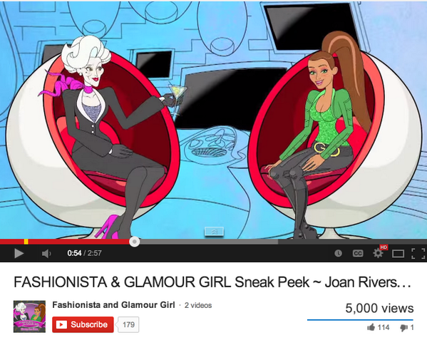FashGG's tweet photo. Sneak peek at 5K views!  Thanks! @Joan_Rivers @ChristinaMilian @MelRivers @SethRudetsky http://t.co/0810IoblTp #share http://t.co/c6g2awuA12