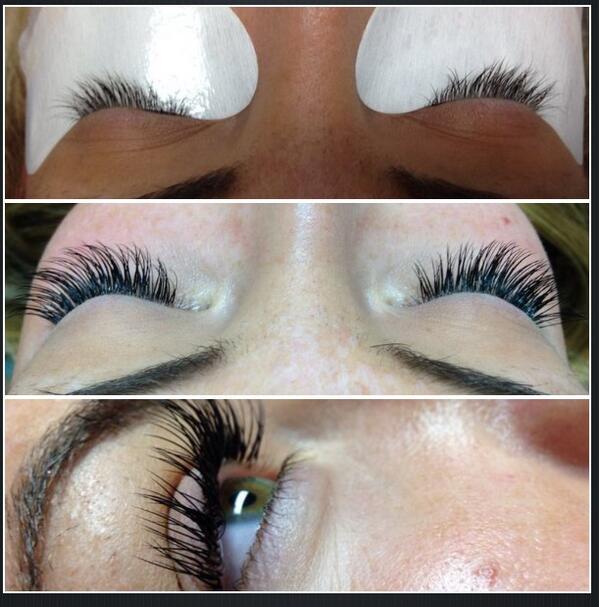 sparkleandgo's tweet photo. Semi permanent lash extensions by the lash queen herself Sammy Jo http://t.co/HjNoEjW2Pf