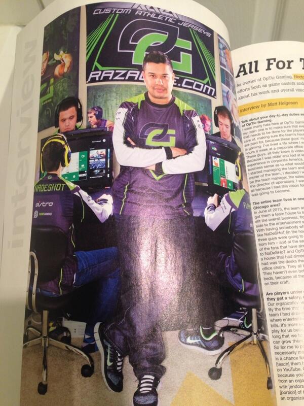 Big @optich3cz in Game Informer magazine!