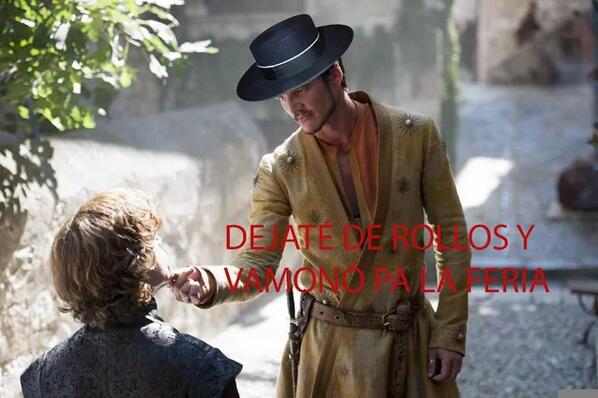 espe_cgil's tweet photo. Hasta GameOfThrones lo dice...#FeriaCordoba http://t.co/g1Bn8yB18x