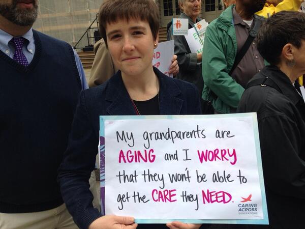 ALIGNny's tweet photo. RT @CaringAcrossGen: Rachel knows the importance of #homecare #Care4Seniors #EISEP @JFREJNYC http://t.co/t0YMjEGy89