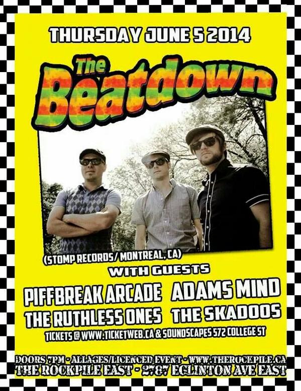 Skadoos show! @BohemianGroupTO <a href="/Scotteb86/">Scott</a> @ZForbesOfficial @Joshuacookmusic <a href="/DonnieHopper/">Donnie Hopper</a> <a href="/moviepedro/">Pedro Peres</a> <a href="/Jyushin/">Mike Johnson</a>