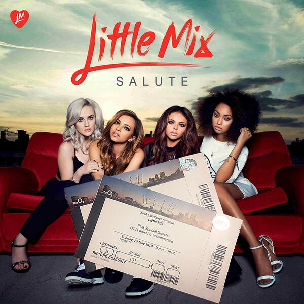 SonyMusicUK's tweet photo. RT and follow for a chance to #WIN tickets to see @LittleMix's #SaluteTour at @TheO2 this Sunday! #WinLittleMixTix http://t.co/cLGZcbTRkt