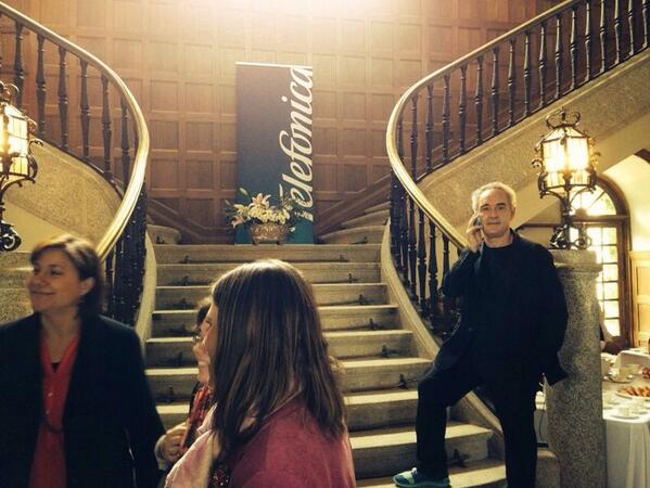 At Palacio El Rincón in a conference about innovation with Telefónica for people in charge of Tech of Big Companies