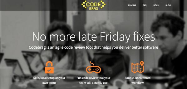 stompstart's tweet image. Codebrag: No more late Friday fixes - make code reviews fun & functional. #SoftwareDevelopmen… stompstart.com/codebrag