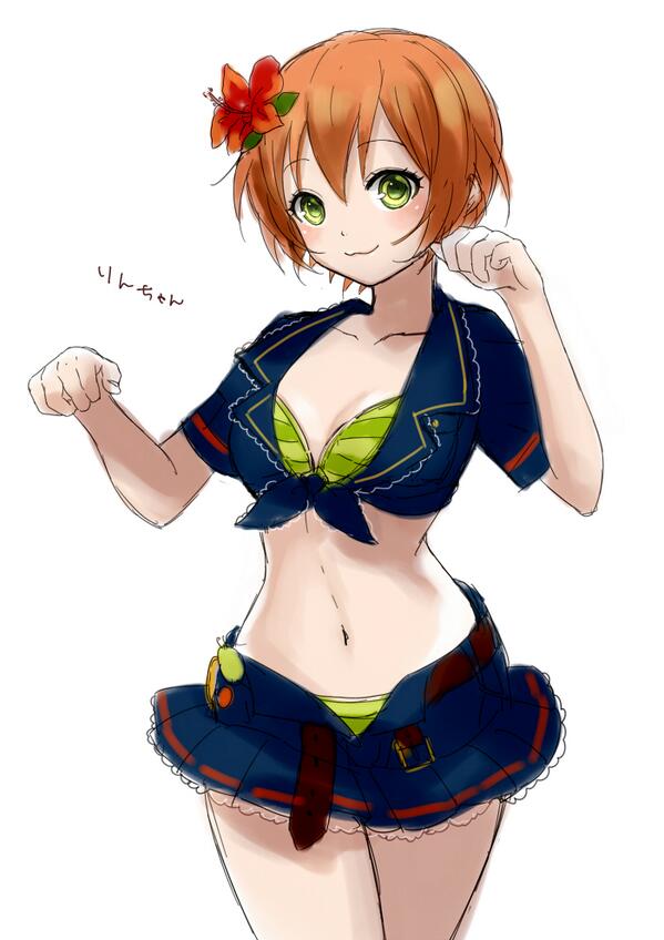 Pisuke على تويتر スクフェス水着の凛ちゃん ラブライブ版深夜の真剣お絵描き60分一本勝負 Http T Co Qlxzymkhs8