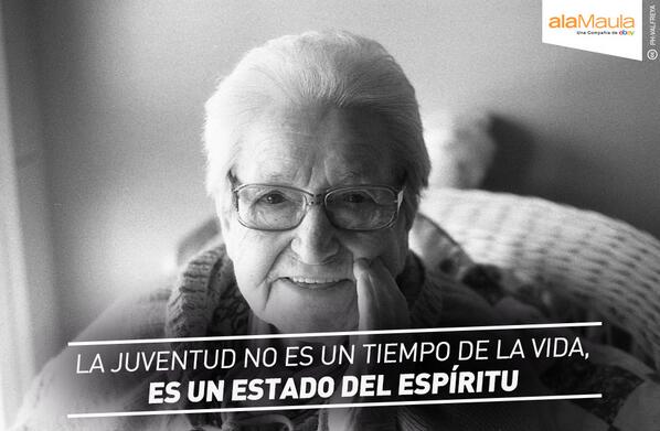#TipicasFrasesdelaAbuela
La Juventud no es un tiempo de la vida, es un ESTADO DEL ESPÍRITU