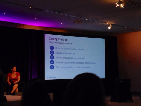 emilyemmer's tweet photo. @dawnorchid shares optimization tips from 6+ years of optimization at #WebOpt14 http://t.co/TeS1TVF9VO
