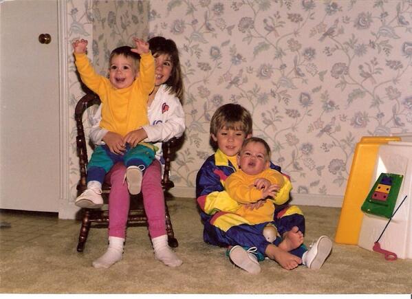 vetdocmark's tweet photo. Looks like @JustinBLux has a snug hug on baby bro. #tbt @Amanda_Lux @Lux_Luthor_  #BradLux http://t.co/Vwfykkz8U2