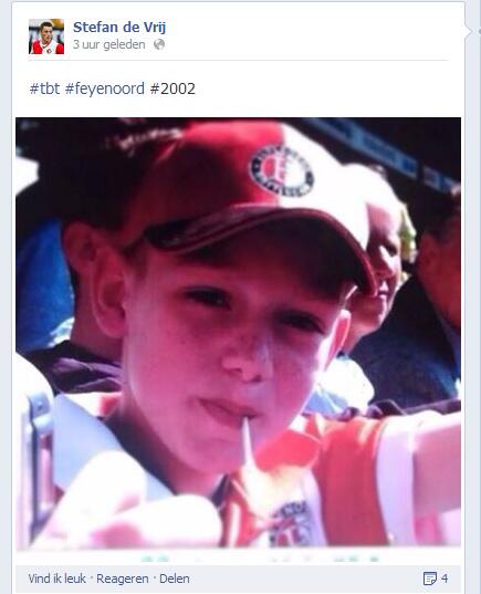 Een vertrek of niet, Stefan de Vrij is en blijft een Feyenoorder.