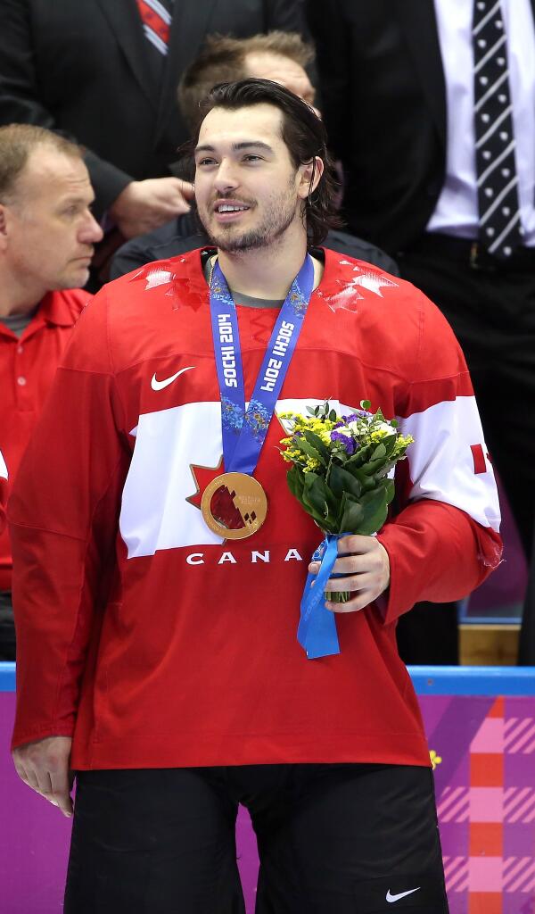 LAKings's tweet photo. Cover Vote Facts: #NHL15Doughty had a team leading 6pts for Canada in Sochi, Subban had 0. RT to vote! http://t.co/qwV8VvLKpj