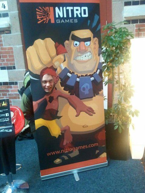 Tingleware's tweet photo. Visiting #Nitrogames on their stand in #nordicgame . Making the team proud here! http://t.co/Z5pDkvnqLG