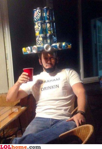 Social_Dump's tweet photo. Abraham Drinkin http://t.co/rlIPyzn7CF