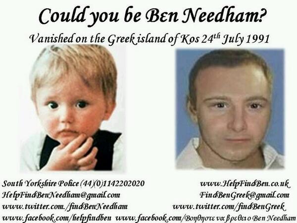 #helpfindben #missing #NationalMissingChildrenDay #25May2014