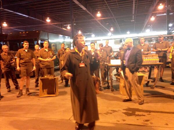 Recognizing drivers at PCM in Alaska. 100 percent sold and producing leads <a href="/NorthwestUPSers/">Northwest UPSers</a>