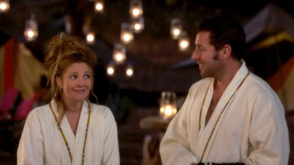 Nothing better than falling in love w/ @AdamSandler again. Hope you love #Blended as much as I do. See it tomorrow!
