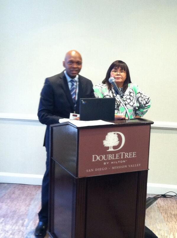 Adrian and Sylvia presenting at NCUST!ppll