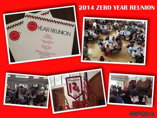 RPIAlumni's tweet image. #RPI2014 Celebrated their Zero Year Reunion today as they prepare to join almost 100,000 #Rensselaer Alums Worldwide!