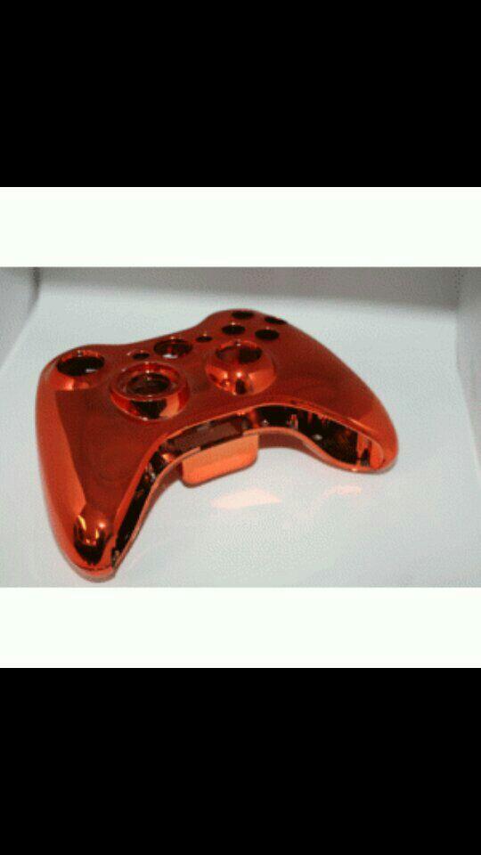 OutBurstCustom's tweet image. Finished custom chrome red paint job on Xbox 360 shell controller 🎮🎮....Message us today to buy your very own..