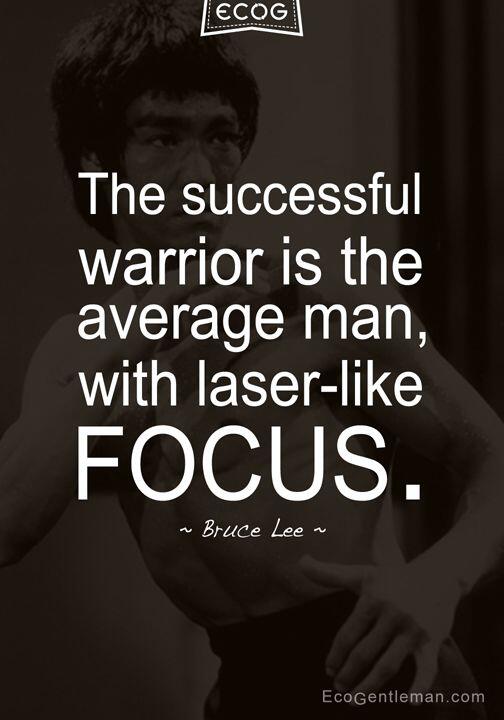 Outslayer_Gear's tweet photo. "The successful warrior is the average man, with laser-like focus." - Bruce Lee http://t.co/MUWIoCPDsx