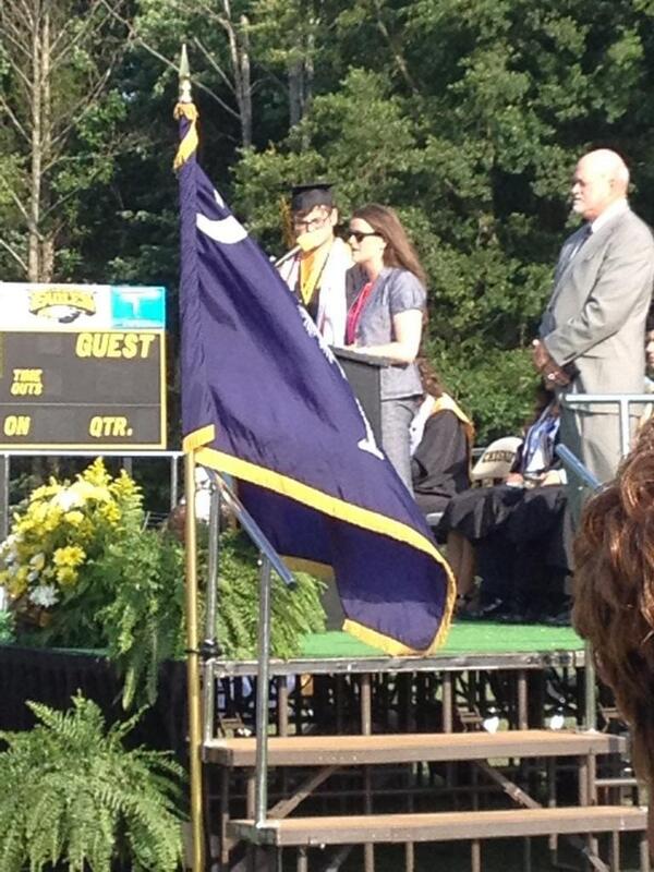 Chesnee Graduate gets Valedictorian Award from Spartanburg  County Foubdation.