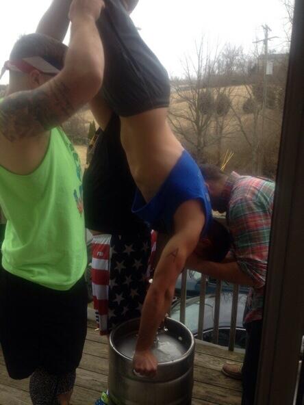EKU_TFM's tweet photo. Only way to pre game for a proper ΧΩ event.. Who can outdo the ΣΑΕs http://t.co/lUB1hQ6Tx2