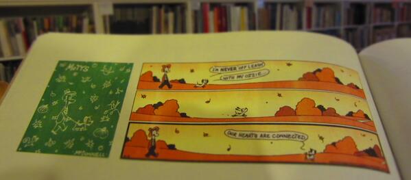 liquidbridge's tweet photo. "I'm never 'off leash' with my Ozzie... Our hearts are connected." @MUTTScomics http://t.co/XugV6rDkr8