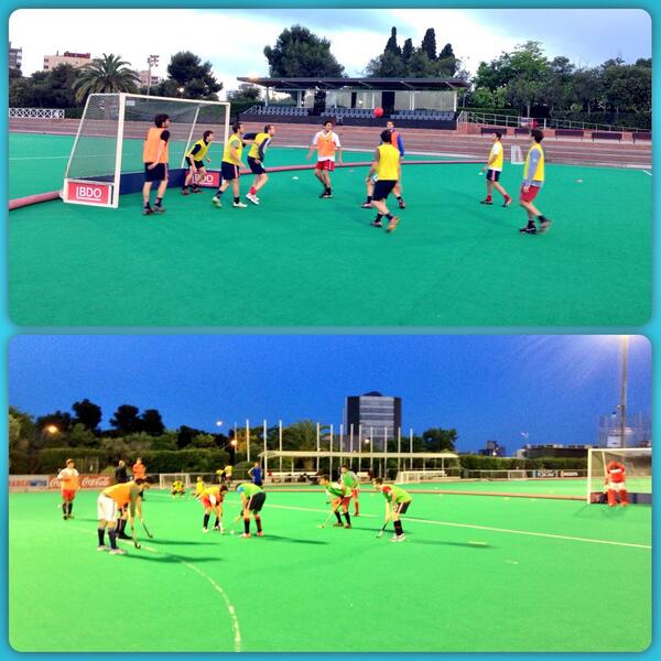 Buen entreno del <a href="/PedralbesHC/">Pedralbes HC</a> para preparar la final del domingo! La victoria y el empate nos dan la Liga! #vamos!#sí