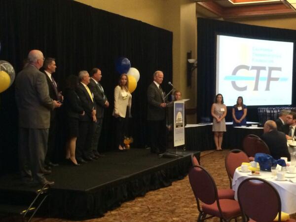 goSBCTA's tweet photo. #SANBAG and @Caltrans8 up again for another #CTF Award. #ColtonCrossing http://t.co/FnD8m2KFdd