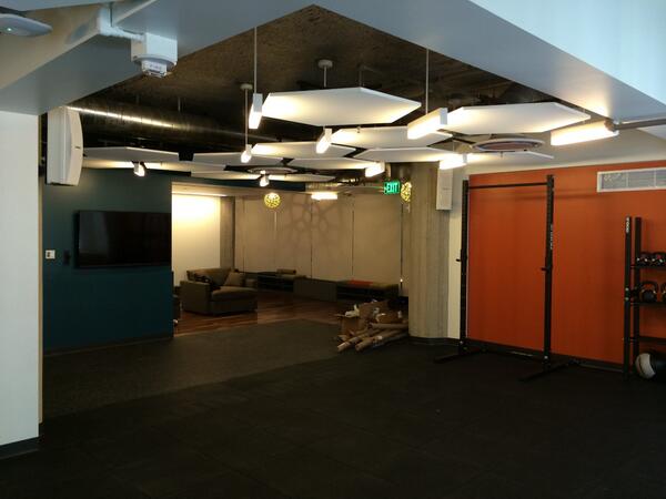 wilk_michael's tweet photo. Wrapping up the new TWHQ Wellness Center. IA and Novo Construction at Twitter's HQ in San Francisco http://t.co/jmtjoKqvTB