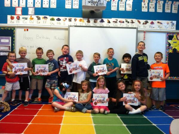 AngieBechstein's tweet photo. We've finally become published authors and illustrators!  So proud!  #kinderslovewriting http://t.co/rv0E6Z3uJx
