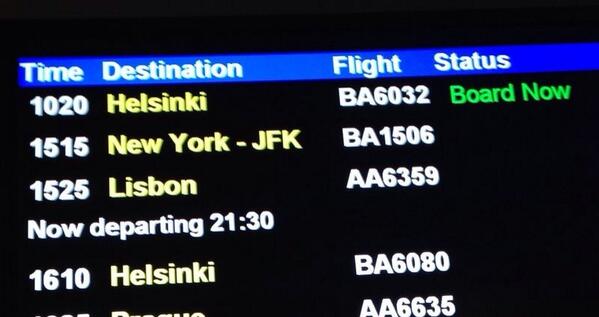 Matthew_Lynch_'s tweet photo. The road to Lisbon halted by a comedy of errors from @British_Airways #NightmareJourney #Ridiculous http://t.co/jT5mhBs4oi