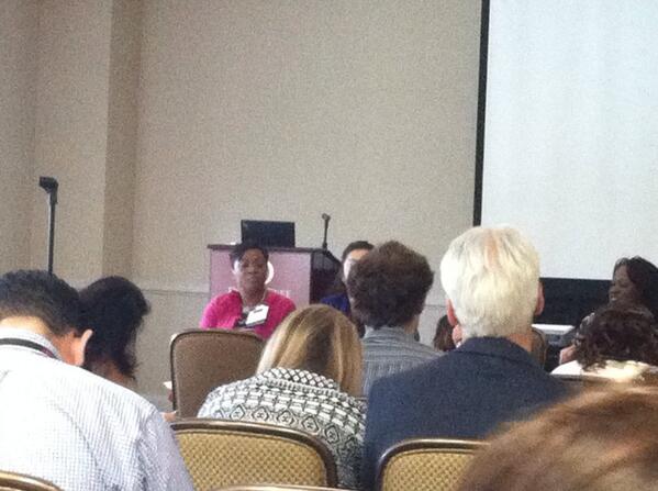 Loraine presenting at NCUST.  Go PESD. #PESD