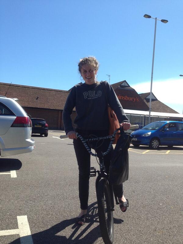 J_Pollock36's tweet photo. The BMX life #baller @MiaTinsonShaw http://t.co/7FuHSr00H1