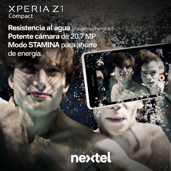 NextelPeru's tweet photo. ¡El #SonyXperiaZ1Compact está por llegar a #Nextel! Disponible en puntos de venta a partir del viernes 23 de mayo http://t.co/ZLjyk7QsdG