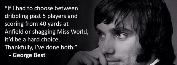 Happy Birthday George Best.